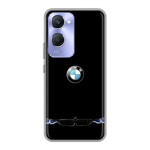 Силіконовий бампер з картинкою машини на Vivo Y36c (Чорний BMW)