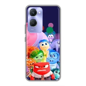 Чехол Головоломка для Vivo Y36c - (AlphaPrint) (Герои головоломки)