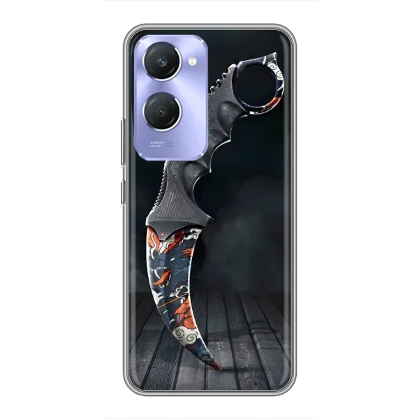 Чехол с рисунком «Кинжал КС ГО» для Vivo Y36c Чехол с рисунком «Кинжал КС ГО» для Vivo Y36c