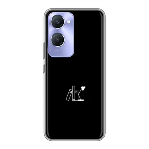 Чохол з картинками на чорному фоні для Vivo Y36c (Книжки)