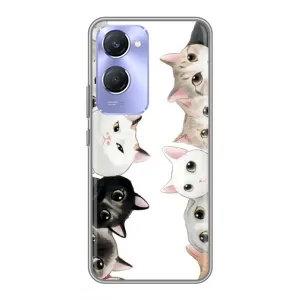 Силіконовий чохол з котиком для Vivo Y36c (Коти)