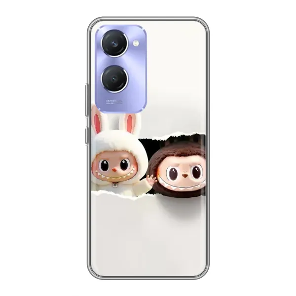 Чехол с рисунком «Фигурки Labubu» для Vivo Y36c Чехол с рисунком «Фигурки Labubu» для Vivo Y36c