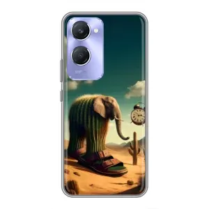 Чехол с мемами тралалело тралала для Vivo Y36c (Лирили ларила)