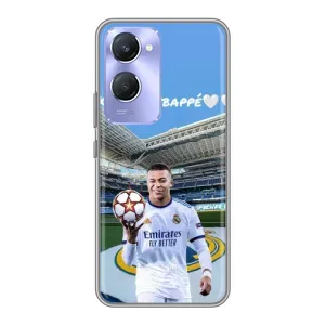 Чехол (TPU) с Футболистом на Vivo Y36c (Mbappe Real)