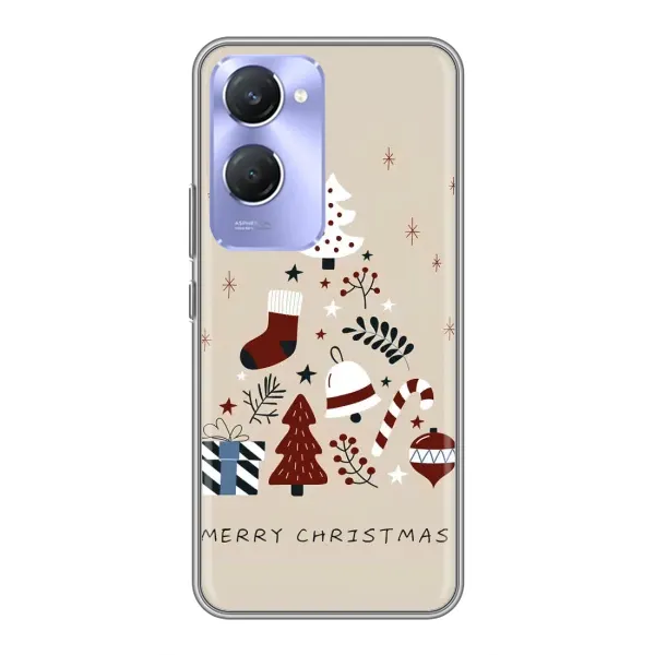 Чехол с рисунком «Merry Christmas» для Vivo Y36c Чехол с рисунком «Merry Christmas» для Vivo Y36c