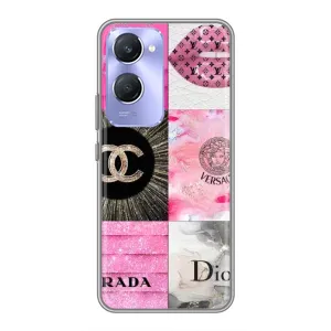 Чохол (Dior, Prada, YSL, Chanel) для Vivo Y36c (Модніца)