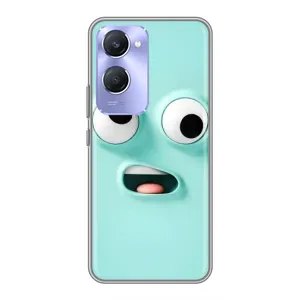 Силиконовые Чехлы (смешные стикеры) для Vivo Y36c (Забавное мятное лицо)