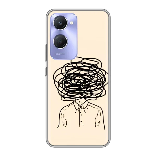 Чехол с рисунком «Мысли» для Vivo Y36c Чехол с рисунком «Мысли» для Vivo Y36c