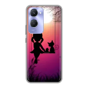 Дівчачий Чохол для Vivo Y36c (На гойдалці)