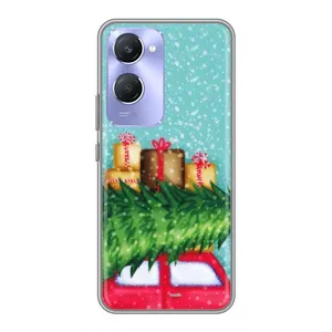 Чехол Новогодняя Елка на Vivo Y36c (Новогодние подарки)