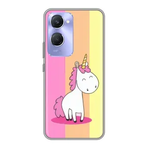 Чехол Unicorn на Vivo Y36c (Радужный Единорог)