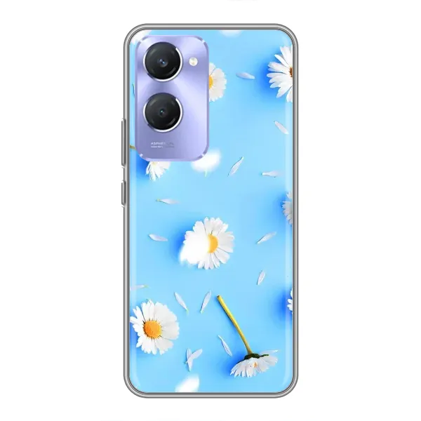 Чехол с рисунком «ромашки на голубом» для Vivo Y36c Чехол с рисунком «ромашки на голубом» для Vivo Y36c