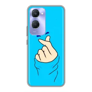 Чохол (Знак сердечка) для Vivo Y36c (Сердечко на синоьому)