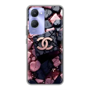 Чохол (Dior, Prada, YSL, Chanel) для Vivo Y36c (Шанель)