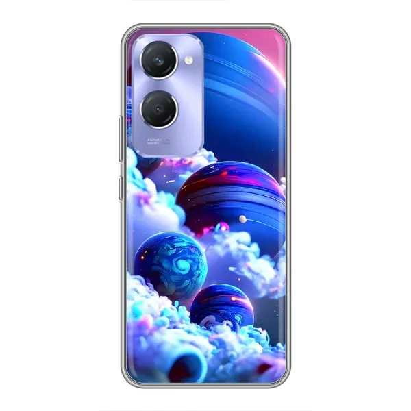 Чехол с рисунком «Синие планеты» для Vivo Y36c Чехол с рисунком «Синие планеты» для Vivo Y36c