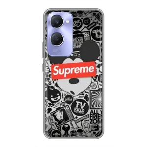 Чехол с Брендами одежды на Виво В36с (Supreme Маус)
