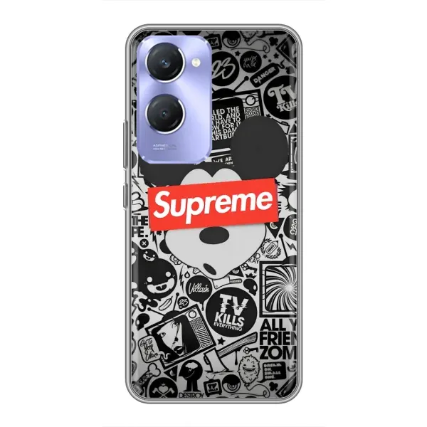 Чехол с рисунком «Supreme Маус» для Vivo Y36c Чехол с рисунком «Supreme Маус» для Vivo Y36c