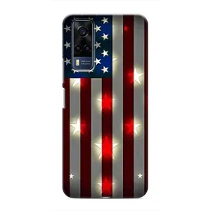 Чохол Прапор USA для Vivo Y51 (2020) (Прапор США 2)