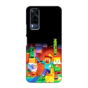 Чохли для Vivo Y51 (2020) (Персонажі МайнКрафт) (Герой Майнкрафт)