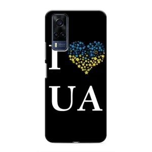Силиконовый Чехол на Vivo Y51 (2020) (Я-Украина) (I Love UA)