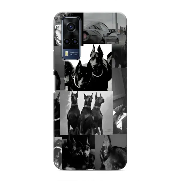 Чехол с рисунком «Коллаж Доберман» для Vivo Y51 (2020) Чехол с рисунком «Коллаж Доберман» для Vivo Y51 (2020)