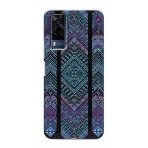 Силиконовый Чехол на Vivo Y51 (2020) (Крутой орнамент)