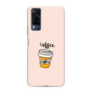 Чехол с изображением вкусной еды для Vivo Y51 (2020) (Кружка кофе)