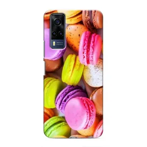 Чехол с изображением вкусной еды для Vivo Y51 (2020) (Макаруны)