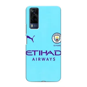 Силиконовые Чехлы принт Футбол на Vivo Y51 (2020) (Man City)