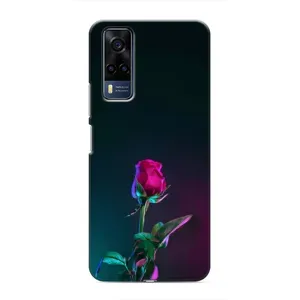Чохли з принтом Троянд для Vivo Y51 (2020) (Нічна троянда)