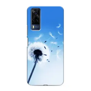 Силіконовий Чохол з кульбабками на Vivo Y51 (2020) (Кульбабка на блакитному)