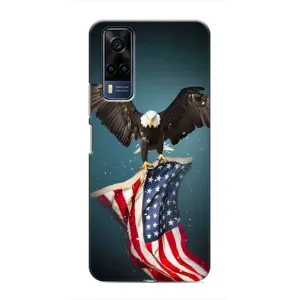 Чохол Прапор USA для Vivo Y51 (2020) (Орел і прапор)