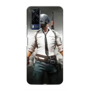 Чохол з картинкою "Герой Pubg" на Vivo Y51 (2020) (Пабг)