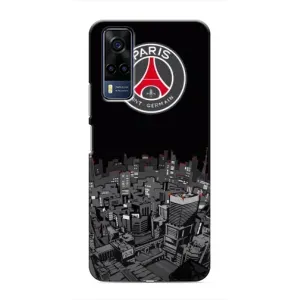 Силиконовые Чехлы принт Футбол на Vivo Y51 (2020) (PSG)