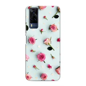 Чохли з принтом Троянд для Vivo Y51 (2020) (Різні квіти)