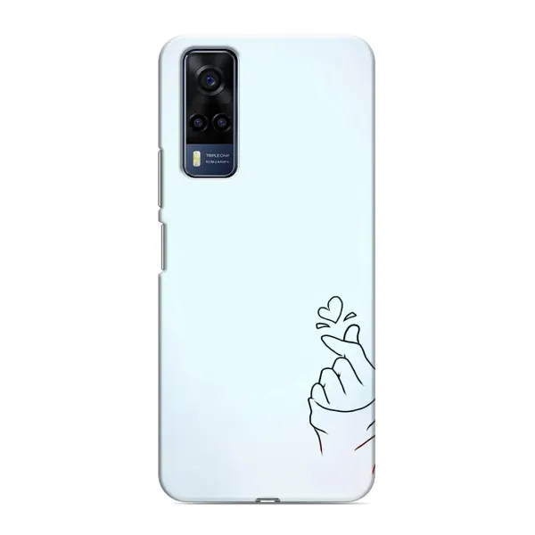 Чехол с рисунком «Сердце на голубом» для Vivo Y51 (2020) Чехол с рисунком «Сердце на голубом» для Vivo Y51 (2020)
