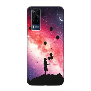 Силиконовые Чехлы Любимому человеку для Vivo Y51 (2020) (Шарики в небе)