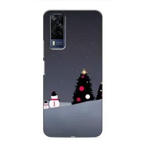 Чохли на Новий Рік Vivo Y51 (2020) (Сніговички)