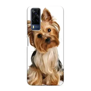 Чехол (ТПУ) Милые собачки для Vivo Y51 (2020) (Собака Терьер)