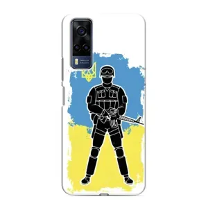 Патриотические Чехлы для Виво У51 (2020) (Солдат Украины)
