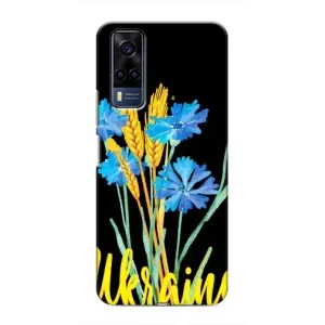 Чохол на Vivo Y51 (2020) (Український дизайн) (Україна в квітах)