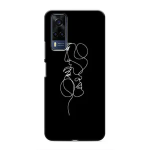 Силиконовые Чехлы Любимому человеку для Vivo Y51 (2020) (Влюбленная пара)