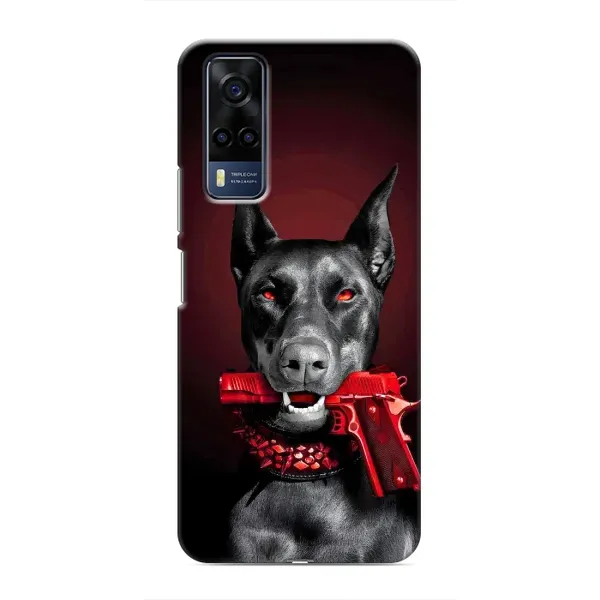 Чехол с рисунком «Доберман злой» для Vivo Y53S Чехол с рисунком «Доберман злой» для Vivo Y53S