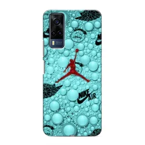 Силиконовый Чехол Nike Air Jordan на Виво Y53S (Джордан Найк)