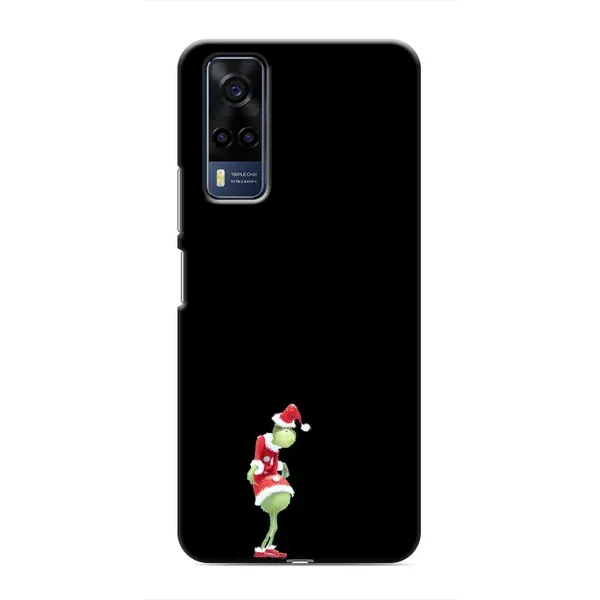 Чехол с рисунком «Гринч на чорном» для Vivo Y53S Чехол с рисунком «Гринч на чорном» для Vivo Y53S