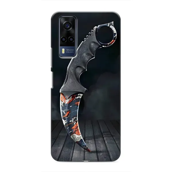 Чехол с рисунком «Кинжал КС ГО» для Vivo Y53S Чехол с рисунком «Кинжал КС ГО» для Vivo Y53S