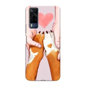 Чехол (ТПУ) Милые собачки для VIVO Y53S (Любовь к собакам)