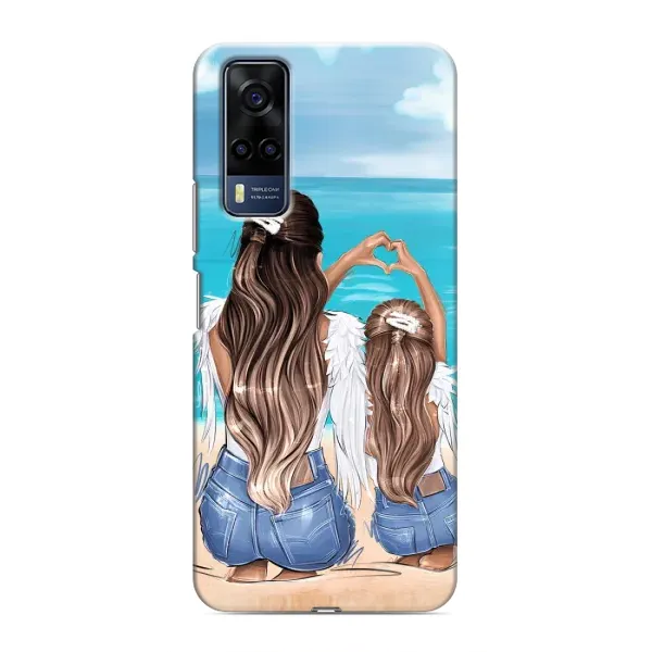 Чехол с рисунком «Мама и дочь» для Vivo Y53S Чехол с рисунком «Мама и дочь» для Vivo Y53S