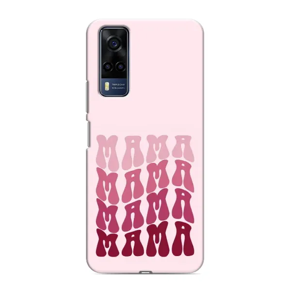 Чехол с рисунком «Надпись мама» для Vivo Y53S Чехол с рисунком «Надпись мама» для Vivo Y53S