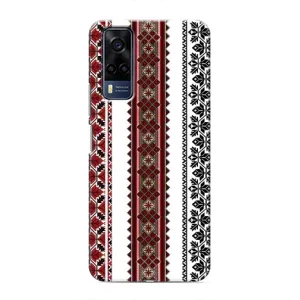 Силиконовый Чехол на VIVO Y53S с картинкой Вышиванки (Вышиваночки)